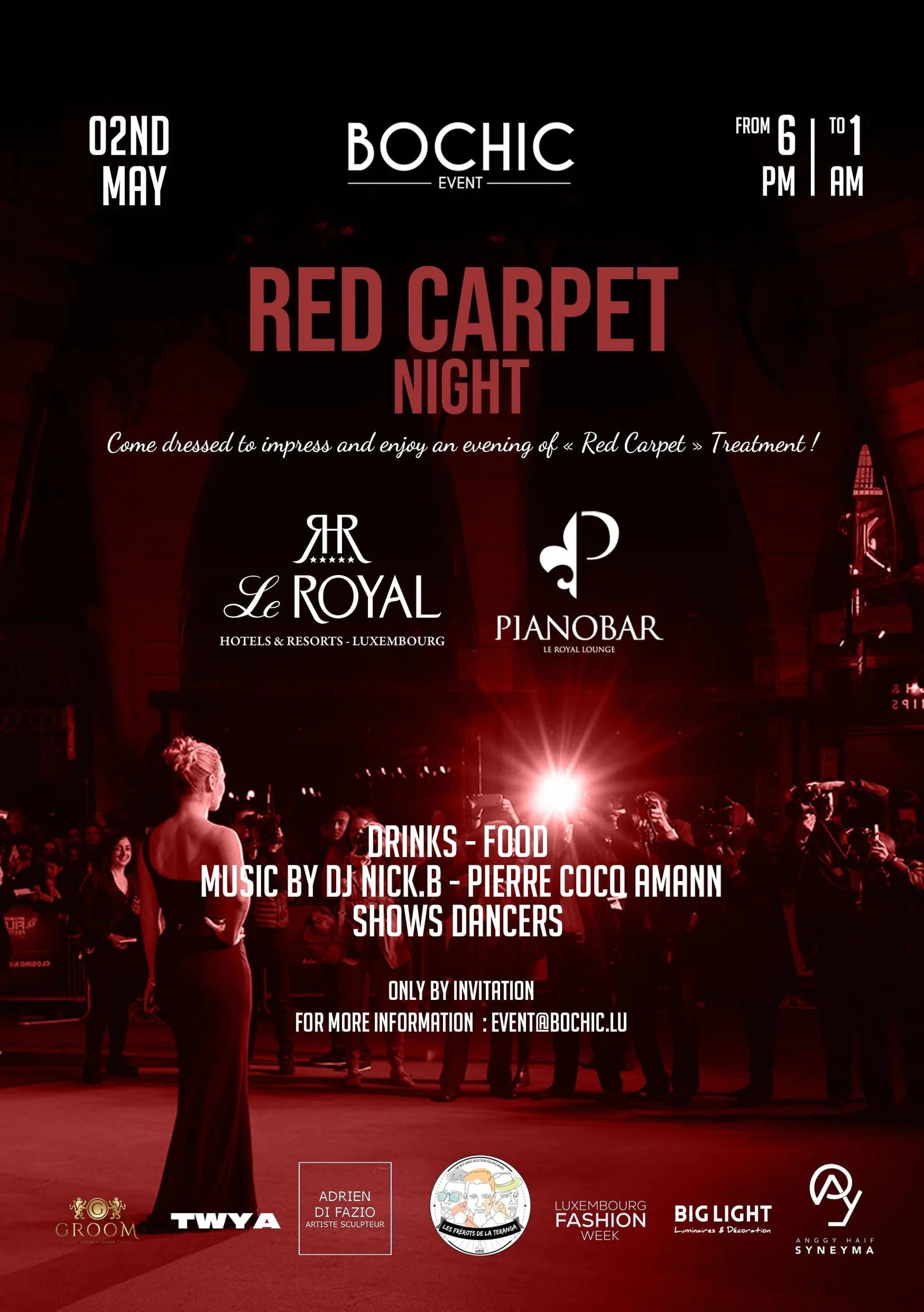 Hotel Le Royal Luxembourg announcement — Adrien Di Fazio