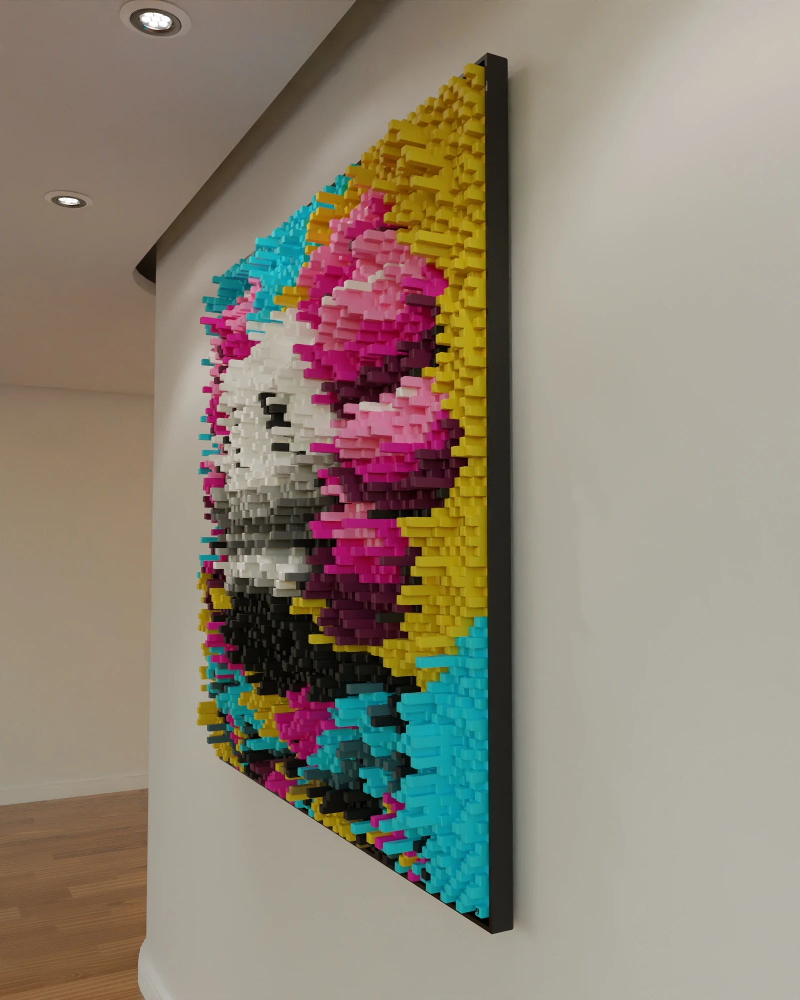 eKAWS OF COLORS — œuvre d’Adrien Di Fazio