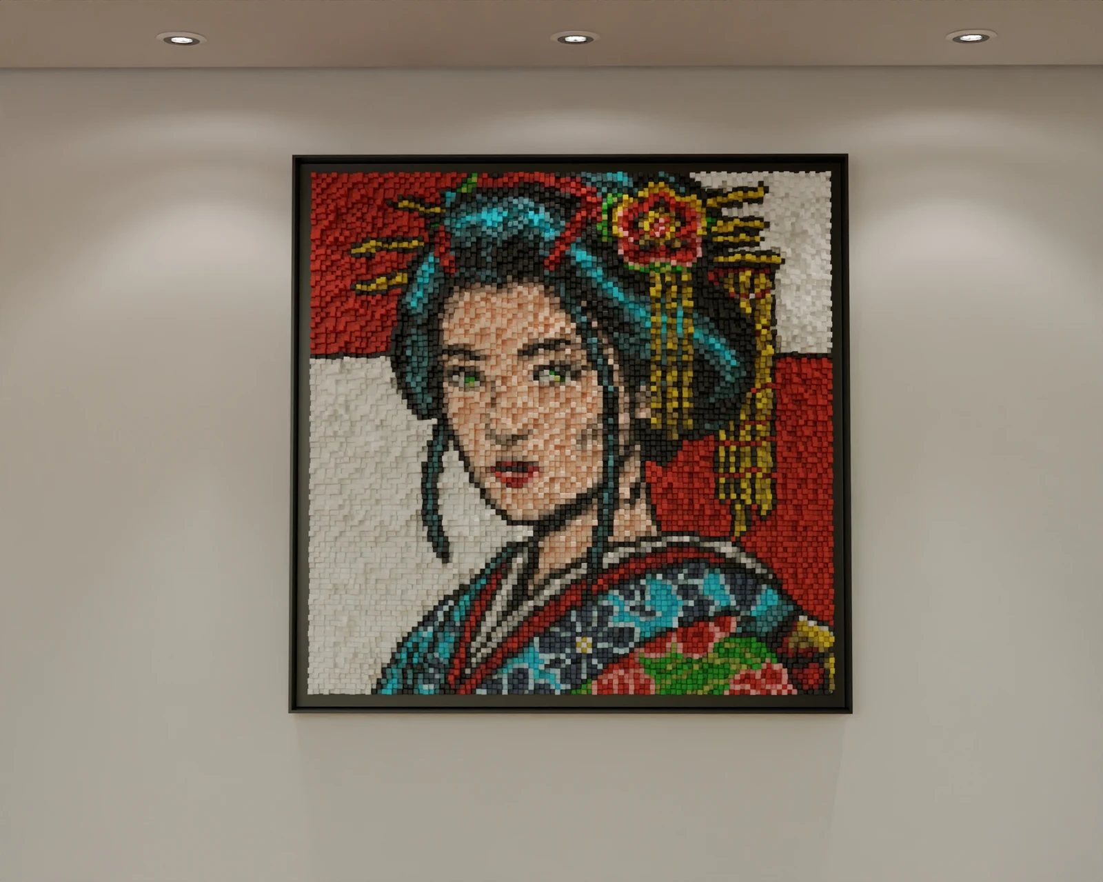 KIMONO IN TOKYO — artwork by Adrien Di Fazio