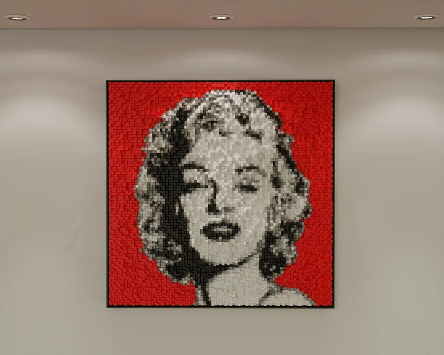 Marylin, Icon of Glam — artwork by Adrien Di Fazio