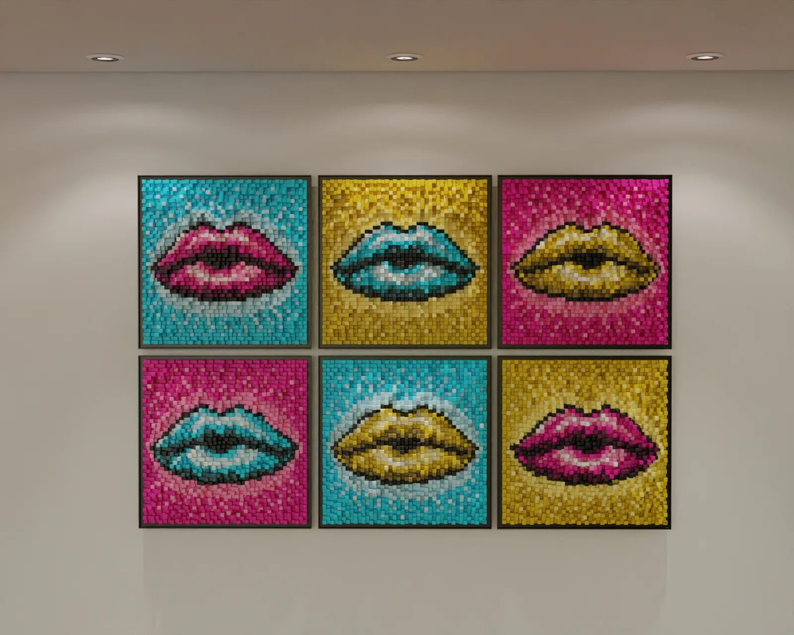 POP MY LIPS — œuvre d’Adrien Di Fazio