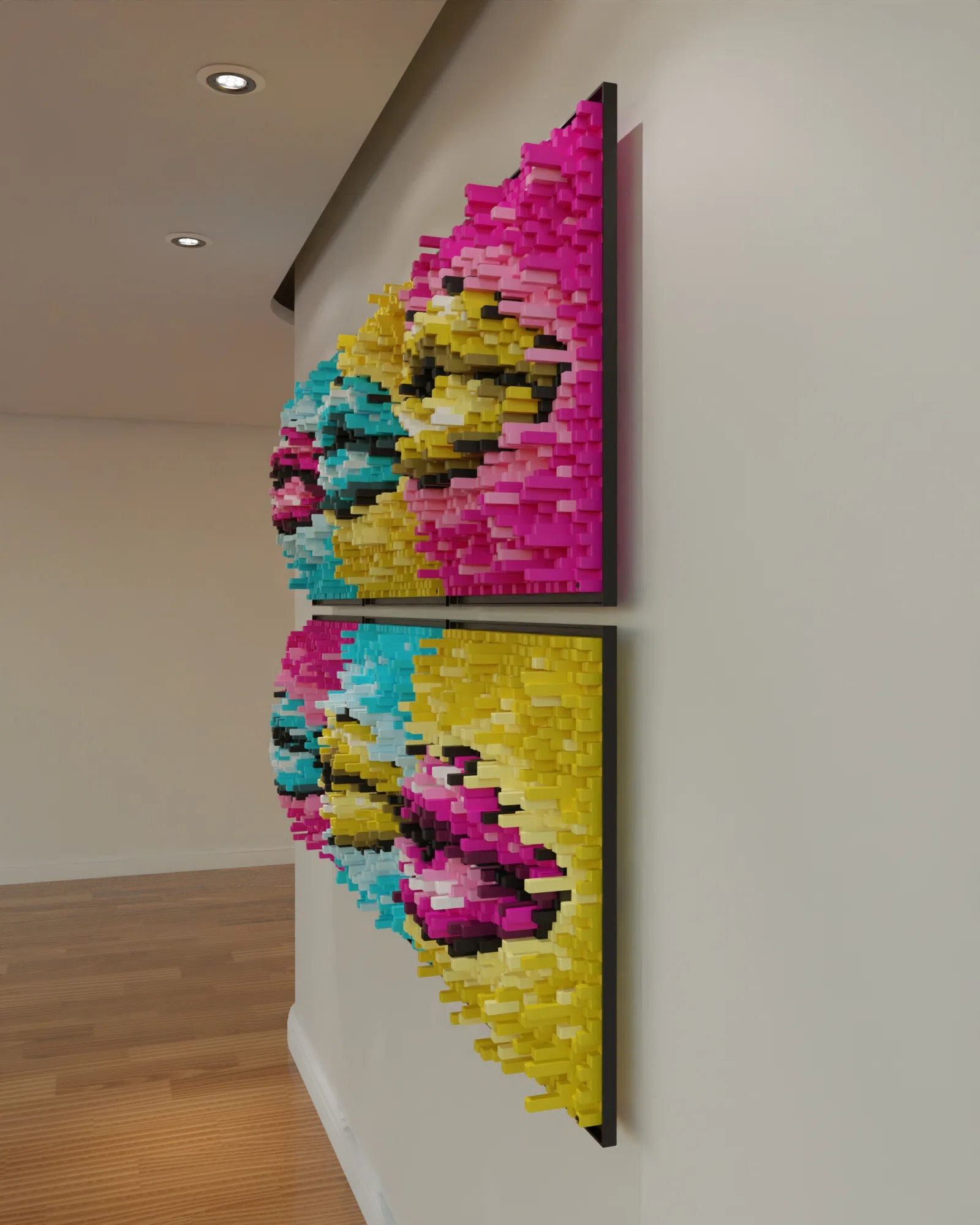 POP MY LIPS — œuvre d’Adrien Di Fazio